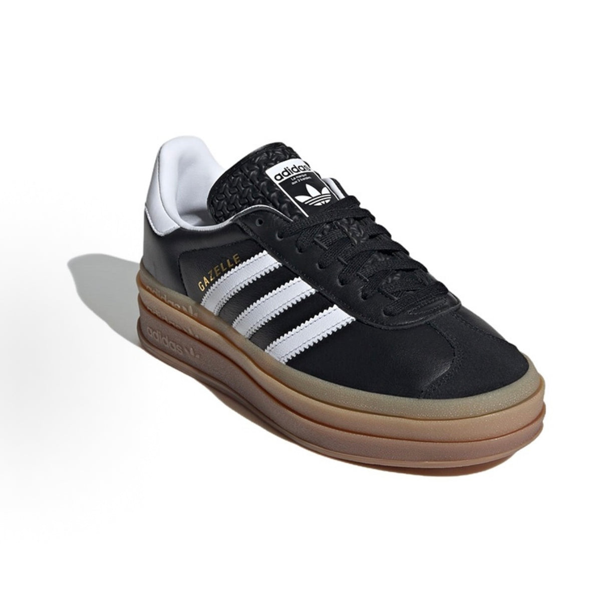 adidas Originals Gazelle Platform Sneakers - Black & White